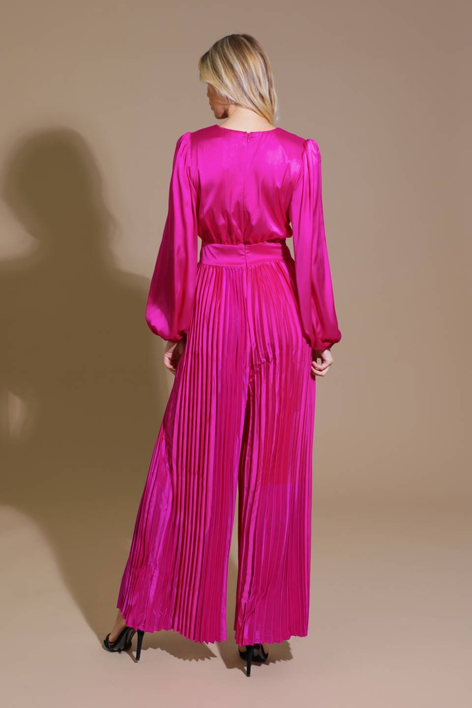 CRUSHING ON YOU SATIN JUMPSUIT Flying Tomato
